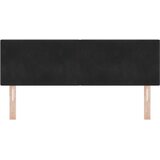  LED glava kreveta s LED trakama Crna 144 cm Baršun | shoptok.hr