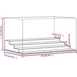  Kutija za izlaganje prozirna 24 x 16 x 13 cm akrilna | Eponuda.ba