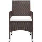  5-dijelni vrtni blagovaonski set smeđi | shoptok.hr