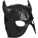 Master Series Dungeon Demon Bondage Mask with Horns Black Cijene