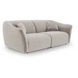 Cosmopolitan Design Bež žametna sedežna garnitura 206 cm Tokyo – | Shoptok.si