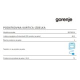 Gorenje BO76SYW 733220 vgradna pečica | Shoptok.si