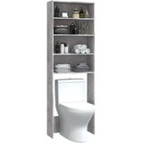 Ormarić za perilicu rublja siva boja betona 64 x 24 x 190 cm | shoptok.hr
