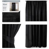 Restilo Črna žametna zavesa AmeliaHome Velvety, 245 x 140 cm | Shoptok.si
