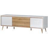 Jela Jagodina tv sto vida-tv - kolekcija vida - bela lak/pacifik orah lak - 180x58x47 cm Cene