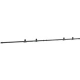 vidaXL Komplet drsnih vrat omarice 244 cm ogljikovo jeklo | Shoptok.si