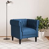  Fotelja Chesterfield plava od tkanine | shoptok.hr