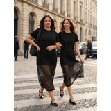 Sinsay Midi haljina s čipkastim donjim rubom | shoptok.hr