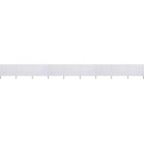  9-delni vetrobran tkanina 1200x160 cm peščeno bel, (20692785) | Shoptok.si