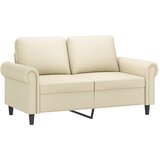  Dvosjed od tkanine krem 120 cm od umjetne kože Krema | Shoptok.si