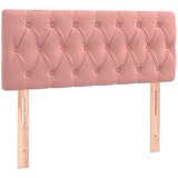 vidaXL Box spring postelja z vzmetnico roza 90x200 cm žamet Cene