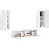  Set TV komoda 2 kom. Visoki sjaj bijela | shoptok.hr