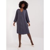 Fashion Hunters Dark blue oversize shirt dress SUBLEVEL | Shoptok.si