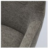 Unique Furniture Tamno siva podstavljena blagovaonska stolica s naslonima za ruke Avola – | shoptok.hr
