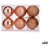  Set božićnih kuglica Bakar Plastika 8 x 9 x 8 cm (24 kom.) | shoptok.hr