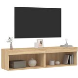 TV ormarići s LED svjetlima 2 kom boja hrasta 60x30x30 cm | shoptok.hr