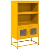 Maison Chic Komoda - Predalnik Gorčično rumena 68x39x123 cm Jeklo, (21716582) Cene