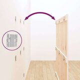  Stensko posteljno vzglavje belo 140x3x110 cm trdna borovina, (20737161) | Shoptok.si
