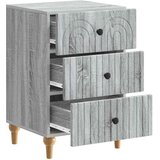  Noćni ormar Siva sonoma 43x 41 x 66,5 cm Konstruirano drvo | shoptok.hr