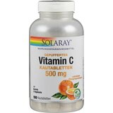 Solaray Puferiran vitamin C žvečljive tablete 500 Cene