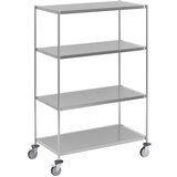Kongamek Zvarjen nivojski voziček iz nerjavnega jekla, DxŠxV 1075 x 575 x 1650 mm, 4 nivoji Cene