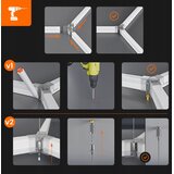  LED plafonsko svetlo LED/240W/85-265V 6500K 298x209 cm CRI 90 IP44 bela | Eponuda.com