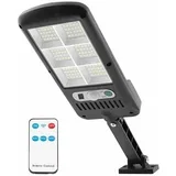 Solarna LED stenska svetilka z daljincem 120 LED 24W 1800lm s senzorjem