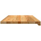  Prozorske klupice 2 kom svijetlosmeđe 70x40x2 cm masivne hrast | Eponuda.com