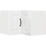  Zidni kutni ormar Visoki sjaj bijela 57 x 57 x 40 cm | shoptok.hr