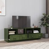  The Living Store TV omarica 2 kosa olivno zelena 67x39x44 cm jeklo - TV Omarica, (21508440) | Shoptok.si