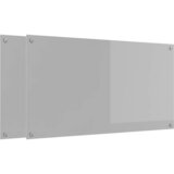  Kuhinjski zid 2 pcs Svijetlo siva 110 x 60 cm | shoptok.hr