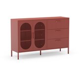 Marckeric Opečnato oranžna komoda 140x90 cm Diora – | Shoptok.si