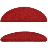  Otirači za stepenice 10 kom 56 x 17 x 3 cm crveni | shoptok.hr