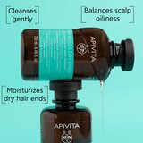 Apivita Oily Roots & Dry Ends set za mastno lasišče in suhe konice | Shoptok.si