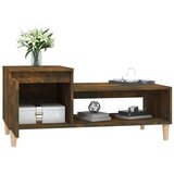  Stolić za kavu boja hrasta 100x50x45 cm konstruirano drvo | shoptok.hr