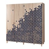 Hanah home Ormar Imaj 180x192x52cm Hrast | Eponuda.ba
