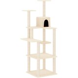  Penjalica za mačke sa stupovima za grebanje krem 153 cm | shoptok.hr