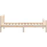  Okvir za krevet od masivnog drva 75 x 190 cm jednokrevetni | shoptok.hr