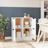 Komode sjajne bijele 2 kom 30x30x70 cm od konstruiranog drva | shoptok.hr