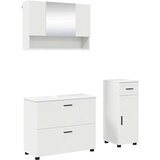  Set namještaja za kupaonicu 3 pcs Bijelo 76.5 x 35 x 64 cm | shoptok.hr