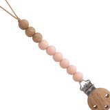 Mushie Eva držalo za dudo Blush 1 kos | Shoptok.si