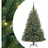 vidaXL Umetno Zložljivo Božično Drevo Zelena 150 cm PVC in kovina, (5000066556) | Shoptok.si