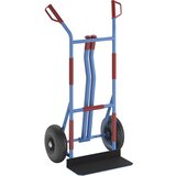 eurokraft pro jeklen ročni voziček, model: voziček za prevažanje in prenašanje, s praktičnimi nosilnimi prečkami Cene
