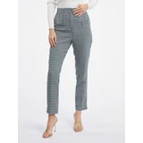 Orsay Black and Blue Ladies Patterned Pants - Women