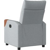 vidaXL Naslanjač svetlo sivo blago | Shoptok.si