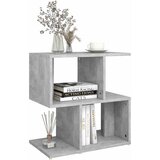  Noćni ormarić siva boja betona 50x30x51,5 cm konstruirano drvo | shoptok.hr