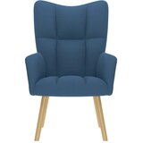  Stolica za opuštanje plava od tkanine | shoptok.hr