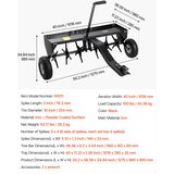 Oem Aerator za vleko, trdna železna konstrukcija, učinkovito zračenje trate -102 cm, (5000113792) | Shoptok.si