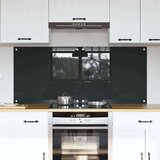 vidaXL Zaščita za kuhinjo 2 pcs Temno siva 70 x 60 cm kaljeno steklo | Shoptok.si
