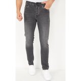 True Rise Kavbojke slim 126296100 Siva Cene